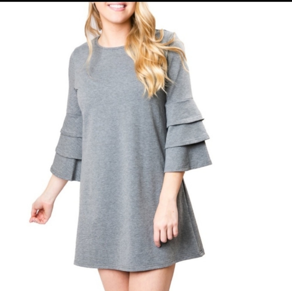 NWOT Simply Southern Bell-Sleeve Sweater Dress